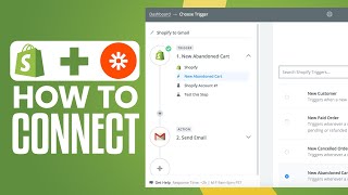 How To Use Zapier With Shopify 2024 Easy Tutorial [upl. by Oderfliw]