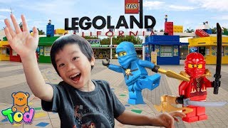 去樂高樂園玩！看恐龍、忍者、星際大戰、芭比娃娃 Legoland Star Wars NinjaGO Barbie  小陶德沛莉 玩具開箱 [upl. by Drofliw]