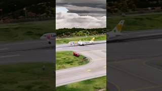 🌈✈️ Colorful Condor Boeing 757 Lands at Miniatur Wunderland planespotting miniature aviation [upl. by Zorana]