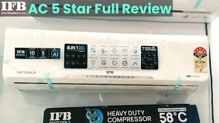 IFB AC 5star Full Review  ifb ac 15ton 3 Star ifb ac full details ifb ifbac [upl. by Lananna88]