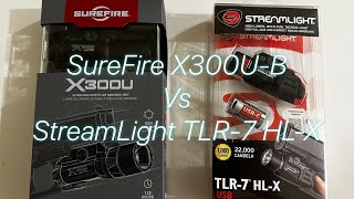 SureFire X300UB vs StreamLight TLR7 HLX [upl. by Chelsea]