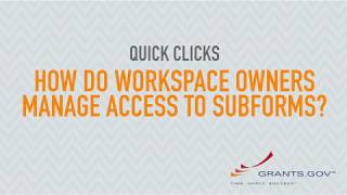 Quick Clicks How Do Workspace Owners Manage Access to Subforms [upl. by Notgnirra272]