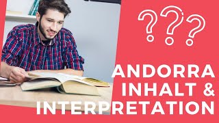 Max Frisch Andorra  Inhalt und Interpretation [upl. by Sugirdor]