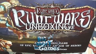 RuneWars The Miniatures Game Core Set Unboxing [upl. by Wojak]