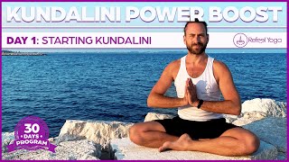 Day 1 Starting Kundalini Yoga  30 Day Kundalini Power Boost [upl. by Merrili]