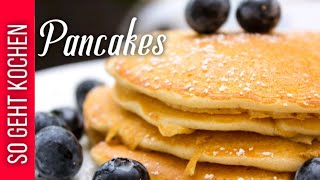 American Pancakes fluffig  Rezept zum selber machen [upl. by Harlin593]