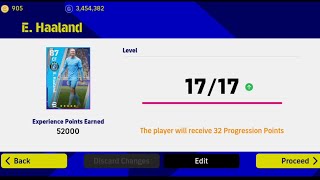 How To Train E Haaland Max Level In eFootball 2023 How To Max Erling Haaland In efootballPes 23 [upl. by Javler]