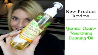 Review Garnier Clean Nourishing Cleansing Oil [upl. by Brandy157]