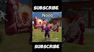 Free Fire 🔥 Noob Vs Pro 😎 freefire gaming ffshorts [upl. by Dahraf]