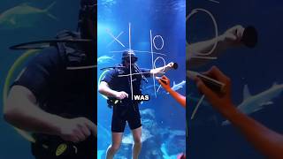 Playing Tic Tac Toe with a Diver 🤯 [upl. by Onifled]