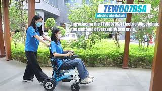 TEW007DSA Electric Wheelchair Redefining Mobility amp Independence [upl. by Sirromal257]