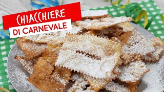 Chiacchiere di Carnevale bollose croccanti e leggere ricetta e consigli [upl. by Golub]