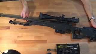 SampT ST338 Sniper Rifle Airsoft  Review [upl. by Ardnod]