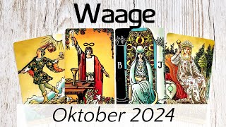 ♎WAAGE  Oktober 2024  Die große ErfüllungLiebe kommt wenn die Zeit reif ist Tarot [upl. by Goff]