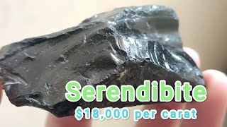 Green SERENDIBITE 18000 per carat gem STONE  AmatsvieSOfficial YouTube youtubecreators [upl. by Ahsiemak]