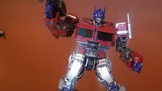 Unboxing MM01 Magnificent Optimus Prime Bumblebee movie 12quot figure [upl. by Sabir]