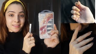 How to  Apply Fake Nails Like A Pro  Quick and Easy tips [upl. by Attezi553]