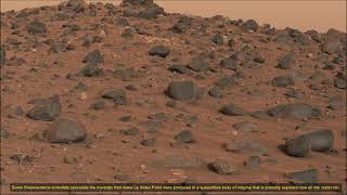 Perseverance Rover Spot These boulder field on quotMount Washburnquot in Mars Jezero Crater marsrover [upl. by Roarke]