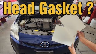 How to check for a head gasket leak on a Prius without any special tools [upl. by Rehpotsirc]