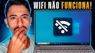 WIFI NÃO FUNCIONA ou SUMIU do NOTEBOOK APRENDA RESOLVER em 2024 [upl. by Nagram518]