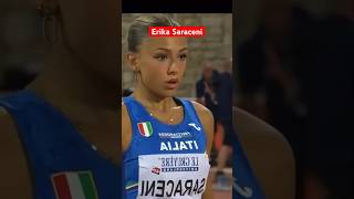 Erika Saraceni Beauty and Power athletics triplejump running [upl. by Ninnahc]