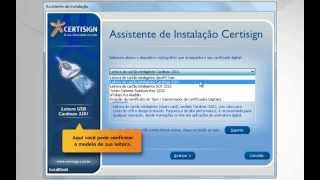 Certisign  Video Tutorial Cartão Inteligente [upl. by Jowett]