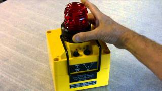 How to use Holland Aviation Portable Airfield light HA PL5L LED [upl. by Attevroc558]