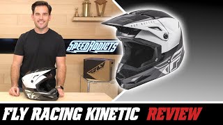 Fly Racing Kinetic Helmet Review at SpeedAddictscom [upl. by Wittenburg128]