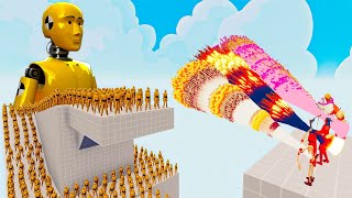 100x DUMMY  3x EVERY GOD Totally Accurate Battle Simulator TABS [upl. by Yadseut]