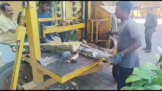 पेड़ काटने की मशीन  Tree Cutting Machine AviramYt [upl. by Otaner]