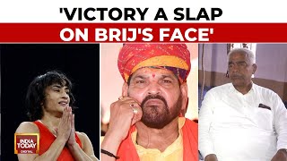 Vinesh Phogats Win Is A Big Slap On Brij Bhushans Face Says Mahavir Phogat  Paris Olympics 2024 [upl. by Harris]