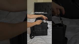 Marc Jacobs leather medium tote bag unboxing shorts unboxing totebag marcjacobs bags [upl. by Asli205]