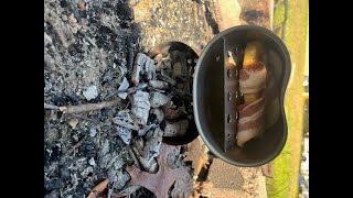 Mess Kit Canteen Breakfast Burrito in Pathfinder canteen cup [upl. by Nancee]