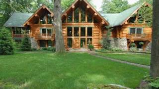 For Sale Beautiful Log Cabin Located in Deer Lake Ohiopyle PA [upl. by Noned]