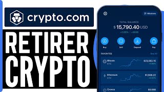 Comment Retirer Ses Crypto Sur CryptoCom  2024 [upl. by Noitsirhc648]