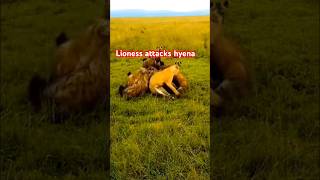 Lioness vs hyenas youtubeshorts shorts [upl. by Dulciana]