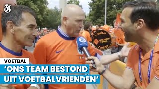 Oud EKwinnaars tussen Oranjefans ‘Dit is een droom’ [upl. by Laval]