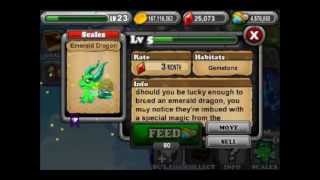 How to Breed Emerald Dragon DragonvaleEVOLUTIONS [upl. by Alane405]