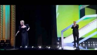 Meryl Streep loses shoe at BAFTA ceremony [upl. by Norwood]