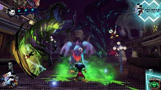 Mean Street Battle in Mean Street in Disney Epic Mickey Rebrushed walkthrough [upl. by Coco]