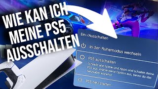 Wie kan ich meine PS5 ausschalten  PS5 ausschalten [upl. by Adiari]