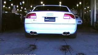 ①Audi S8 Exhaust Sound マフラー音 Kreissieg [upl. by Eillam743]