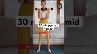 30 min pyramid workout — total body weights and band pyramidworkout [upl. by Day]