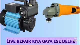 Moter repair  moter chek Kare  angle grinder repair  armature chenge kare gar Pe  radheelectric [upl. by Atteselrahc318]