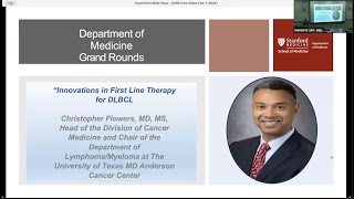 Innovations in First Line Therapy for DLBCL  DoM Grand Rounds  7 February 2024 [upl. by Naenaj]