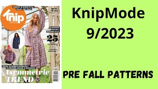 KnipMode 92023 KnipModeMagazine BurdaExtra FaitMain sewingMagazine knip Pre Fall patterns [upl. by Gaw805]