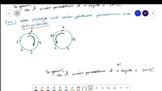 Circular Permutations II Clockwise and Counter Clockwise Arrangements II [upl. by Margareta584]