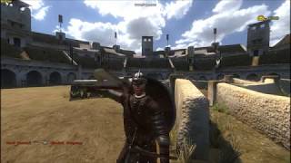 Nord Huscarl VS Rhodok SergeantMount and Blade Warband [upl. by Geirk931]