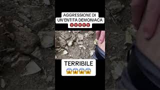 AGGRESSIONE ENTITÀ DEMONIACA 😱👹 reels horror youtube shorts reels ghost paranormal [upl. by Ursula]