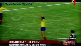 QWC 1986 Colombia vs Peru 10 26051985 [upl. by Nhguahs836]